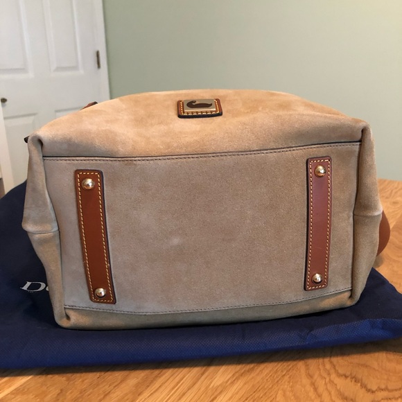 Dooney & Bourke Camden Suede Hobo - Picture 5 of 10